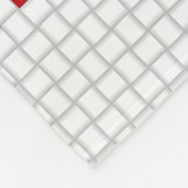 karierte Kieferndecke Fleecedecke (Ecke)