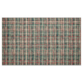 karierte klassische grüne rote Beige des checkered Stoff (Fat Quarter (45,7 x 55,9 cm))