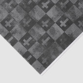 Karierte Kreuze Seidenpapier (Ausschnitt)