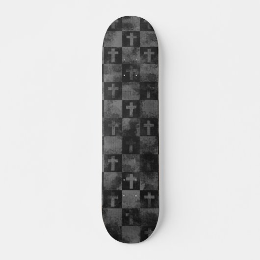 Karierte Kreuze Skateboard (Vorne)