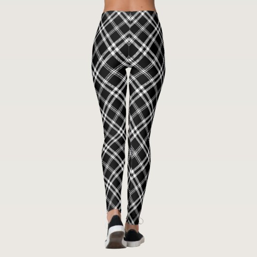 Karierte Leggings (Rückseite)