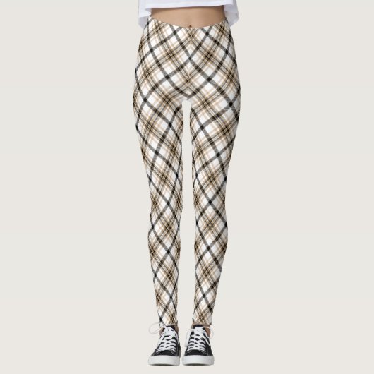 Karierte Leggings (Vorderseite)