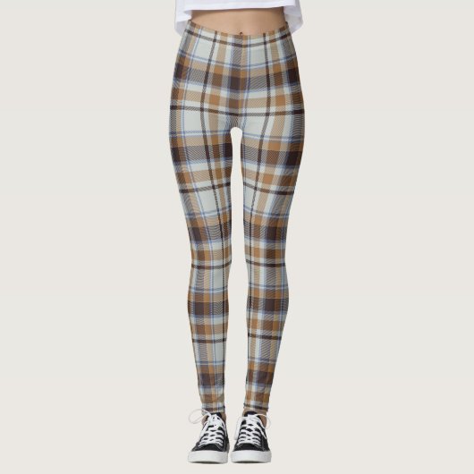 Karierte Leggings (Vorderseite)