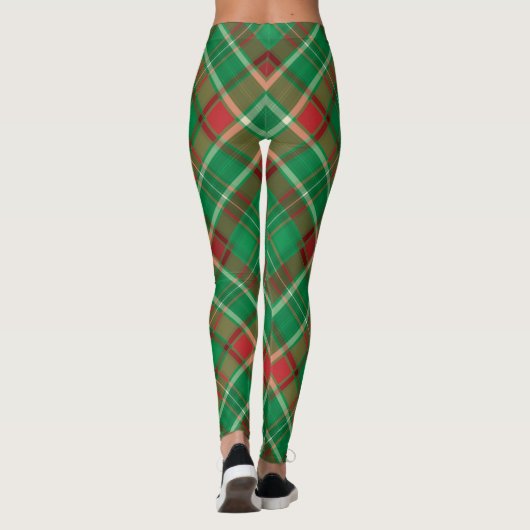 Karierte Leggings (Rückseite)