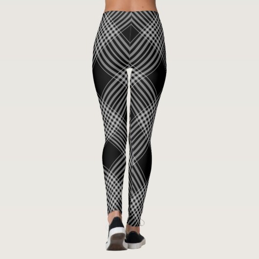 Karierte Leggings (Rückseite)