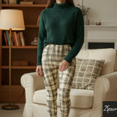 karierte Leggings