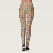Karierte Leggings im Sommer (Rückseite)