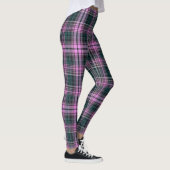 Karierte Leggings Rosa/Grün (Rechts)