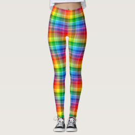 Karierte LGBTQ+ Leggings