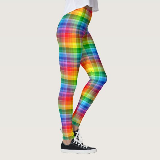 Karierte LGBTQ+ Leggings (Rechts)