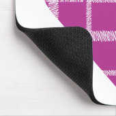 Karierte lila 2 mousepad (Ecke)