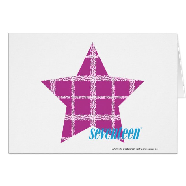 Karierte lila 3 (Vorderseite (Horizontal))