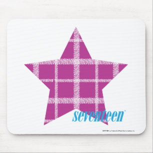 Karierte lila 3 mousepad