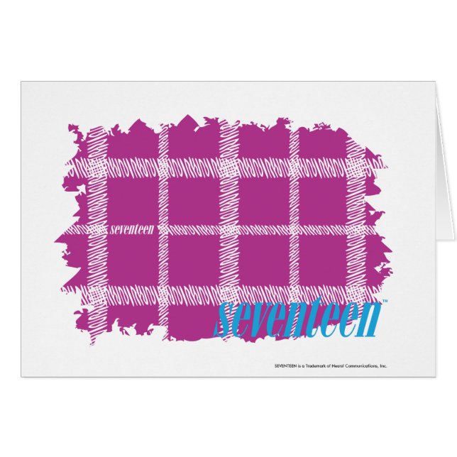 Karierte lila 4 (Vorderseite (Horizontal))
