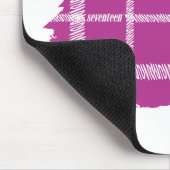 Karierte lila 4 mousepad (Ecke)