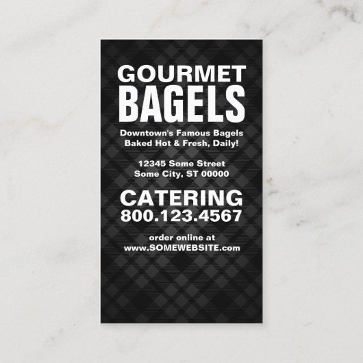 karierte Lochkarte Treuekarte (Rückseite)