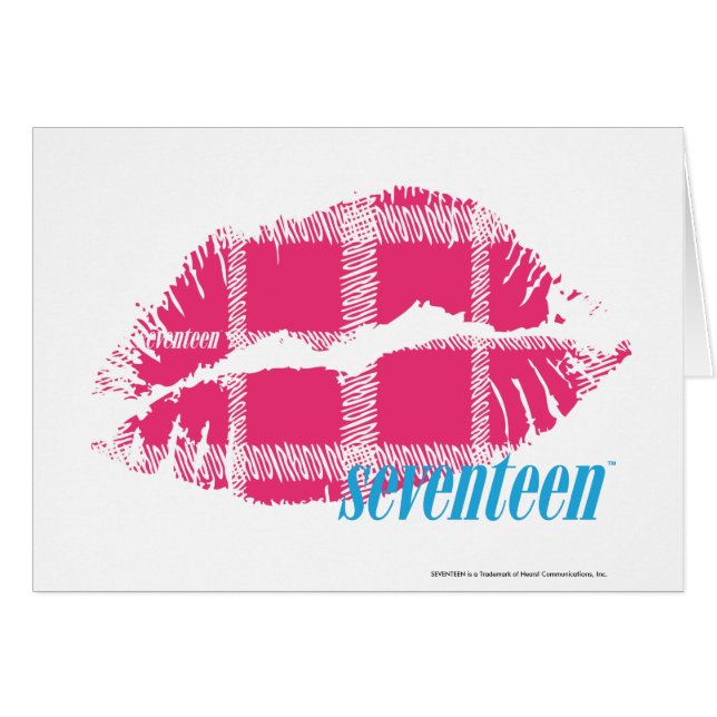 Karierte Magenta (Vorderseite (Horizontal))