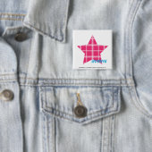 Karierte Magenta 3 Button (Beispiel)