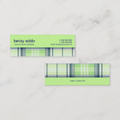 Karierte Mama-nennende Karte (Vorne/Hinten)