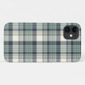 Karierte Marine Blue und Meeresküste Case-Mate iPhone Hülle (Rückseite (Horizontal))