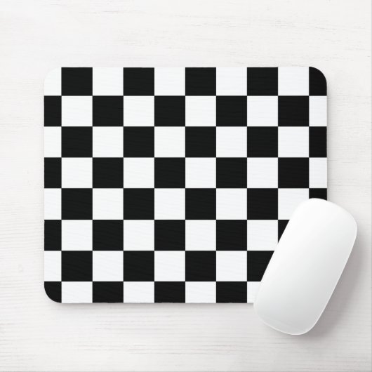 Karierte Mausunterlage Mousepad (Mit Mouse)