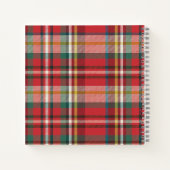 Karierte Meeresfrüchte Kekse Familie Kräuterfisch  Notizblock (Rückseite)