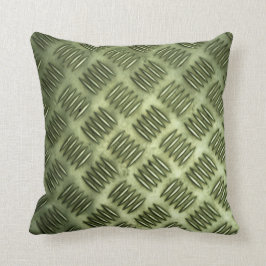 Karierte MetallEdelstahl-Bodenbelag-Beschaffenheit Kissen