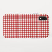 Karierte Minimalistische Weihnachten Case-Mate iPhone Hülle (Rückseite (Horizontal))