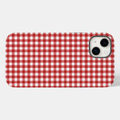 Karierte Minimalistische Weihnachten Case-Mate iPhone Hülle (Rückseite (Horizontal))