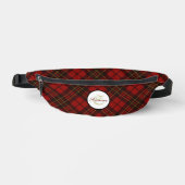 Karierte Monogram Bauchtasche (Vorderseite)