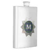 Karierte Monogramm-Flasche Flachmann (Rechts)