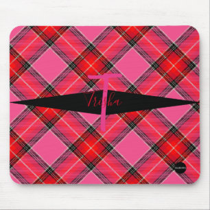 Karierte Mousepad - HAMbyWG - Rosa und Rot