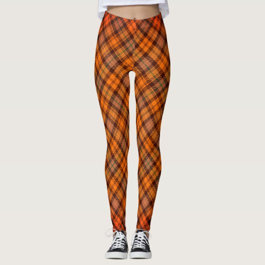 karierte Muster Leggings (Vorderseite)