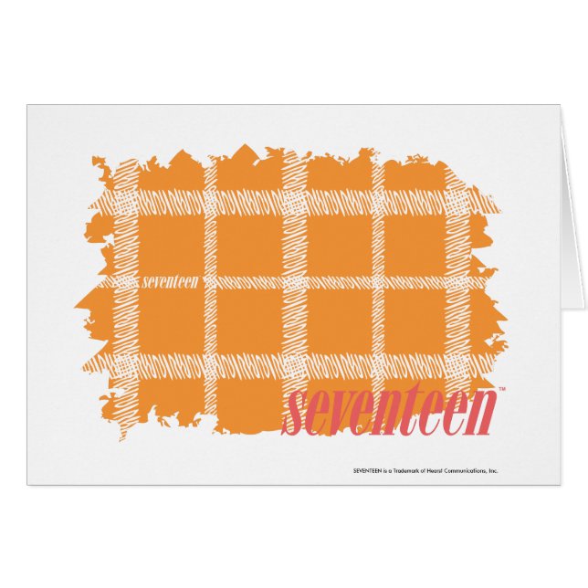 Karierte Orange 3 (Vorderseite (Horizontal))