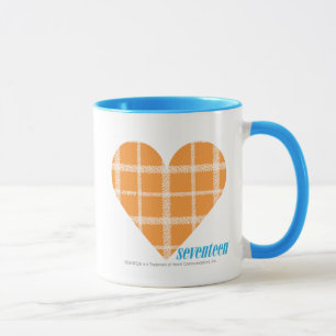 Karierte Orange 4 Tasse