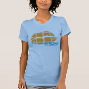 Karierte Orange T-Shirt