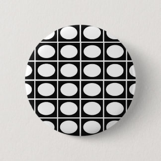 Karierte Ovale Button