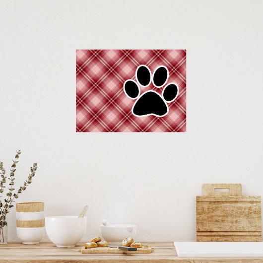 Karierte Paarbildung Poster (Küche)