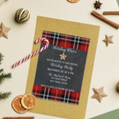 Karierte Party Einladung