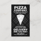 karierte Pizzaskarte Treuekarte (Rückseite)