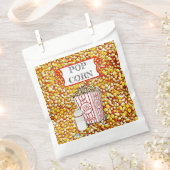 Karierte Popcorn Kernals Retro Paper Bag Geschenktütchen (Ausgeschnitten)