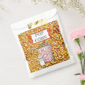 Karierte Popcorn Kernals Retro Paper Bag Geschenktütchen (Versiegelt)