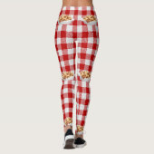 karierte Poutine-Leggings Leggings (Rückseite)