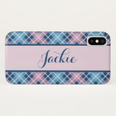 Karierte Printwerbung Case-Mate iPhone Hülle (Rückseite (Horizontal))