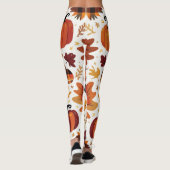 Karierte Pumpkinaparade Leggings (Rückseite)