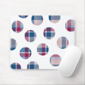 Karierte Punkte Mousepad (Mit Mouse)