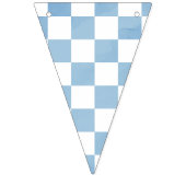 Karierte Rennflagge Blau-Weiß-Fahne Banner (Erste Fahne)