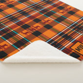 Karierte Rentiere, Weihnachtsmonographie im Winter Sherpadecke (3/4)