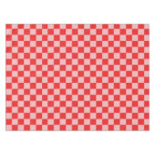 karierte rote und rosa Tischdecke (Vorderseite (Horizontal))