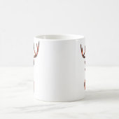 Karierte Rotwild Kaffeetasse (Mittel)